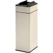 SVITA SE40L Sensormülleimer Abfalleimer Kücheneimer Automatik Mülleimer rechteckig mit Bewegungssensor Stahl 40l freistehend automatisch Taupe