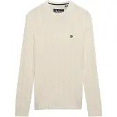 Superdry Cotton Cable Knit Crew Pullover