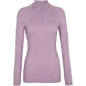 Falke Damen Langarmshirt Wool-Tech, M, Lila, Uni, Schurwolle