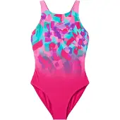 Speedo Badeanzug - Pulseback - Blush Pink - - 10 Jahre (140) - Bademode