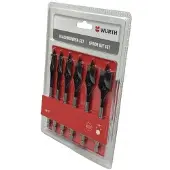 Würth Flach-/Schlangenbohrer-Set für Holz, 6-teilig