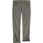 Carhartt Relaxed Straight Force Lined Trousers dusty olive (DOV) W40 L32