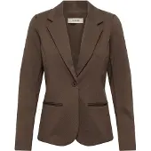 Fransa Blusenblazer "Damen Blazer FRZABLAZER", Damen, Gr. XS, rot (hot fudge), Obermaterial: 74% Polyester PES. 22% Viskose CV. 4% Elasthan EL., Blazer Blusenblazer
