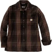 Carhartt Tencel Fiber Series Loose Fit Twill Plaid Shirt black (N04) S REG