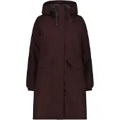 CMP Woman Coat FIX Hood black berry (C595) 40