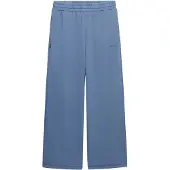 Superdry für Damen. W7011286A Jogger-Hose Essential Logo Wide Leg blau (S), Lässig, Baumwolle