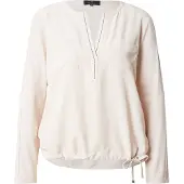 Monari Schlupfbluse "Schluse Basic Schmuck" Regular fit mit V-Ausschnitt