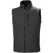 Helly Hansen für Herren. 30377 Isolierende Weste Crew Insulator grau (M), Schwarz, Lässig, Polyester