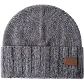 Hackett für Herren. HM0400107 Cashmere-Mütze grau (OSFA), Lässig, Cachemir