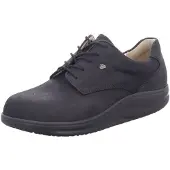 Finn Comfort FINNAMIC Pretoria Damen und Herren Schnürhalbschuhe schwarz Nubukleder - Größe: UK 3,5
