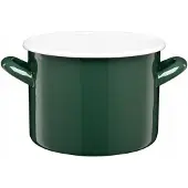 Galicja Gordon Emaille-Topf 18 cm 3,4 L Flaschengrün