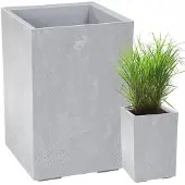 Lamela KARO Hochbeet Beton Optik Hellgrau 40x40x60cm