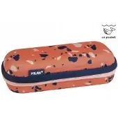 Milan Terrazzo II Ovaler Federmäppchen Orange Stabil