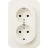 Berker 47592089, Typ F, DIN-Schiene, Weiß, Thermoplast, IP20, 250 V
