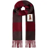 Hackett London für Herren. HM0400144 Harry Schal bordeauxrot (OSFA), Lässig, Wolle