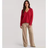BOSS für Damen. 50550464 Pullover Fondyssa rot (M), Lässig, Polyamid