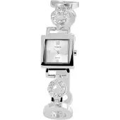 Shaghafi Shivas Damenuhr mit Metallarmband