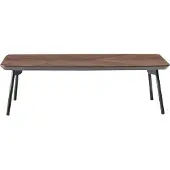 AEA Langer Couchtisch Beistelltisch Kaffetisch Holztisch Holz Braun Brandneu