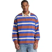 Timberland Langarm-Poloshirt "LS Rugby Polo" mit langem Arm, aus Baumwolle, auch in großen Größen