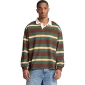 Timberland Langarm-Poloshirt "LS Rugby Polo", Herren, Gr. L, braun (chicory cof yd), Obermaterial: 100% Baumwolle, Shirts Langarm-Poloshirt, mit langem Arm, aus Baumwolle, auch in großen Größen