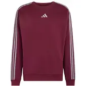 Adidas - Essentials 3-Stripes Fleece Sweatshirt - Pullover Gr XXL rot