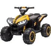HOMCOM Elektro Quad für Kinder 12V Kinder Quad mit 35W Motor, USB-Anschluss