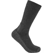 Carhartt Force Grid Midweight Synthetic-merino Wool Blend Crew Sock carbon heather (CRH) XL