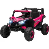 AIYAPLAY Kinder Elektroauto 12V Kinderauto UTV mit Fernbedienung, Softstart