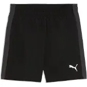 Puma Kinder Short teamLIGA26 Sideline Shorts Jr 660932-03 152 - Black-White-Flat Dark Gray - 152
