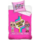 Carbotex Kinderbettwäsche L.O.L. Surprise mit Puppen rosa