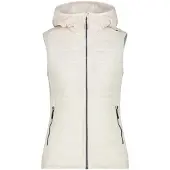 CMP Damen Weste Woman Vest Hybrid Fix Hood 35H1636-A143 44 - B. Co Gesso - 44
