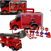 MAKSIK IMPORT Maksik Serie Spielzeug Feuerwehrauto 34x18x13 cm