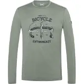 Super.natural - Bike Enthusiast L/S - Merinolongsleeve Gr L grün