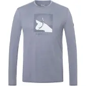 Super.natural M Almost Done LS foggy blue/fresh white/foggy blue (37J) XXL