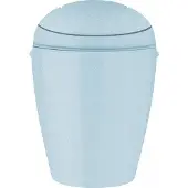 Koziol DEL XS Schwingdeckeleimer 2 l – recycled blue