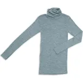 Engel - Women's Damen-Rolli L/S - Seidenunterwäsche Gr 34/36 türkis