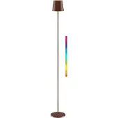 Goobay Kabellose LED-Stehleuchte, Größe XL, 122 cm, RGBW, kupferfarben