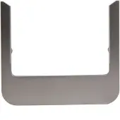 Hager Berker Edelstahl Fenster mit abgerundetem Design - WD1163