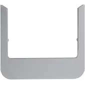 Hager Berker Design Fenster gerundet Aluminium - WD1153