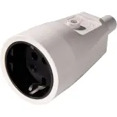 Kaiser Martin PVC-Netzsteckdose Erdungskontakt Arctic White - 551/kws [20 Stück]