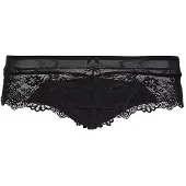 LASCANA Panty "Melissa", Damen, Gr. 32/34, Spitze, schwarz, Spitze, Obermaterial: 90% Polyamid, 10% Elasthan, figurbetont, Unterhosen Panty, hinten mit Microtouch