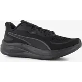 Puma Laufschuh "SKYROCKET LITE 2", Damen, Gr. 45, silber (schwarz, matte silber), Textil, Schuhe Laufschuh, für sportliche Aktivitäten, mit SOFTFOAM+ Innensohle