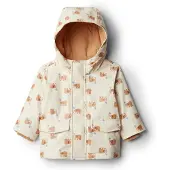 Amazon A. Essentials x Sofia Grainge Jungen Wasserabweisende Regenjacke, Elfenbein Elef