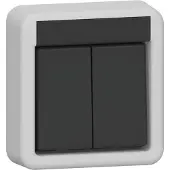 Gira Serie IP44 Kippschalter Grau - 310535