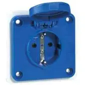 Legrand Halbeinbausteckdose geerdet 230V 16A 3P IP54 Blau P17 - 057672