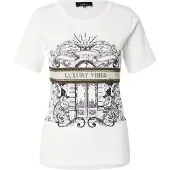 Monari T-Shirt "Shirt Druck + Schmuck" Regular fit mit Strassdetails