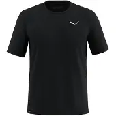 Salewa - Eagle Minilogo Alpine Merino T-Shirt - Merinoshirt Gr 54 schwarz