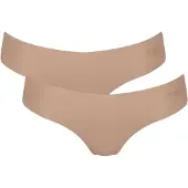 Sloggi String "ZERO Microfibre 2.0" nahtlos, gewellte Abschlüsse, ultraleicht, Hipster-Stil