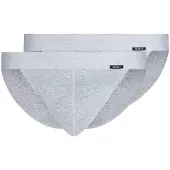 Skiny Slip "Slip 2er Pack", Herren, Gr. XL, grau, Obermaterial: 100% Baumwolle CO., Unterhosen Slip