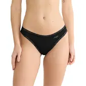 Sloggi String "String GO Crush String C3P 3er Pack", Damen, Gr. L, schwarz, Obermaterial: 95% Baumwolle CO. 5% Elasthan EL., Unterhosen String